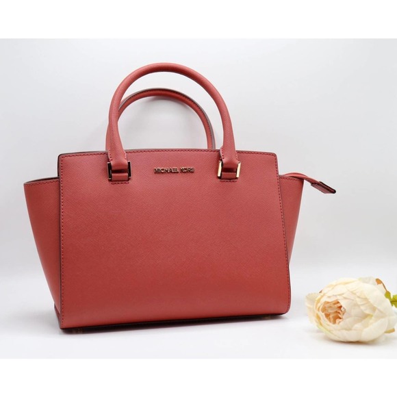 NWT Michael Kors Selma Medium Satchel Saffiano Leather - Picture 7 of 7